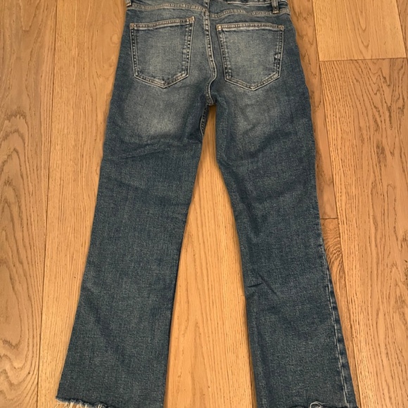 Zara cropped flare denim size 38 / US 6 - Picture 3 of 4